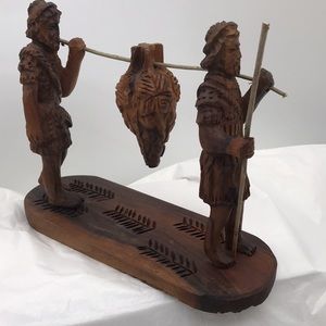 Wood Carved Intriguingly Beautiful Piece of Art